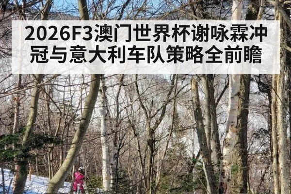 2026F3澳门世界杯谢咏霖冲冠与意大利车队策略全前瞻